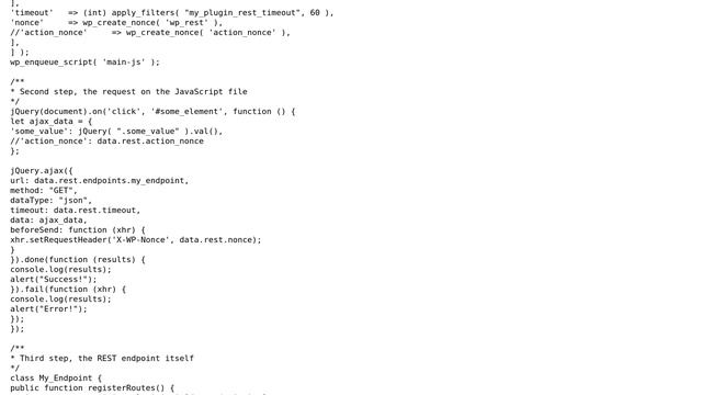 Wordpress: Verify nonce in REST API? (2 Solutions!!) смотреть онлайн