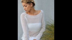 Пуловер из Тонкой Пряжи Спицами - 2019 / Pullover of Fine Yarn / Pullover aus feinem Garn