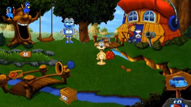 Adibou Et L'ombre Verte - Adiboo And The Green Shade (PS1) Gameplay
