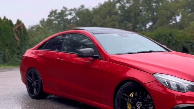 Mercedes E class Coupe W207 AMG Rosso Mars Lamborghini смотреть онлайн