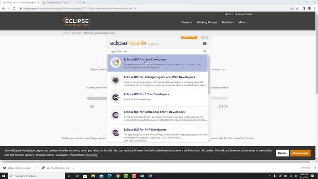 how to download and install Eclipse IDE in telugu | how to download java jdk in windows 10 смотреть онлайн