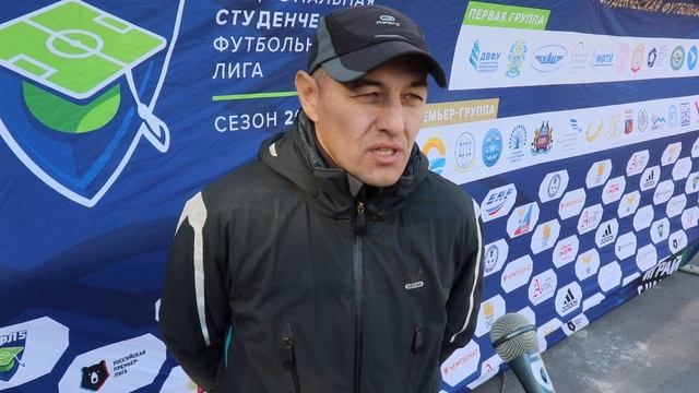 Главный тренер КНИТУ-КАИ Азат Хидиятуллин после матча МФТИ - КНИТУ-КАИ (1:1)
