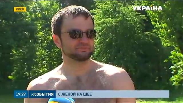 В Киеве в скандинавском беге победил Россиянин из Екатеринбурга. смотреть онлайн