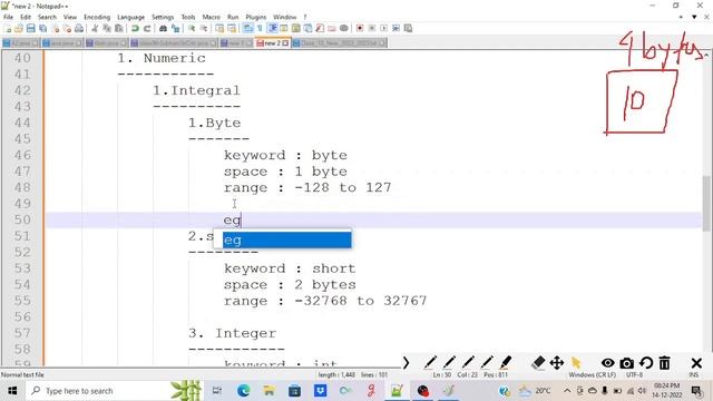 Java Class : Part 2 : Datatype смотреть онлайн