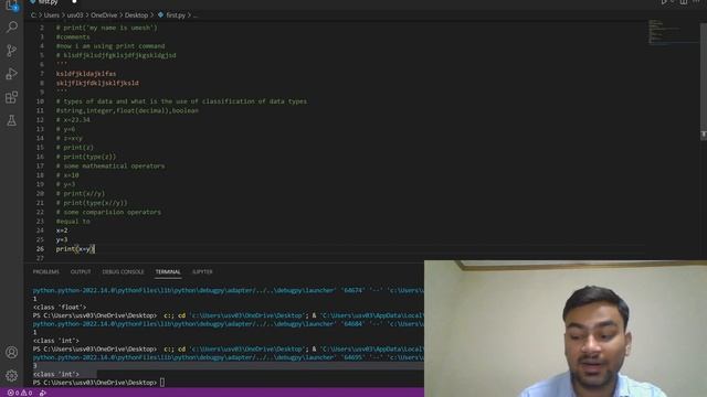 Python - Data types, mathematical operations, data conversions , scriptable items and its uses смотреть онлайн