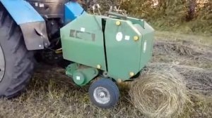 Пресс-подборщик ПР-60 работает на башкирских полях