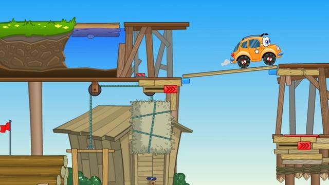 Игра Wheely 1 часть прохождение машинки Вилли 1
