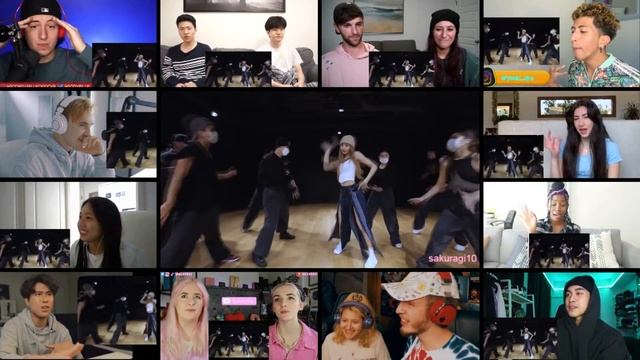 LISA REACTION MASHUP - 'MONEY' DANCE PRACTICE VIDEO смотреть онлайн