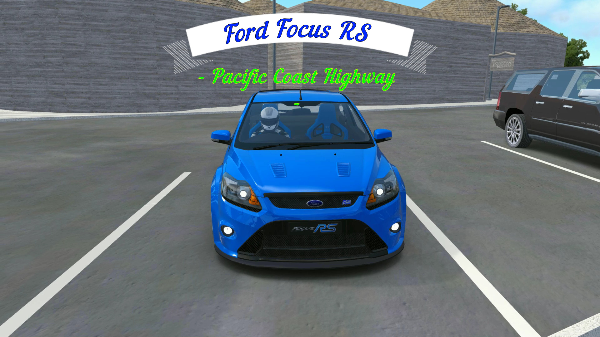Ford Focus RS - Pacific Coast Highway Assetto Corsa. смотреть онлайн