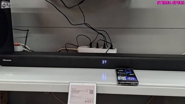 HISENSE HS218, 200W POWERFULL SOUNDBAR SOUND CHECK HALF VOLUME BLUETOOTH смотреть онлайн