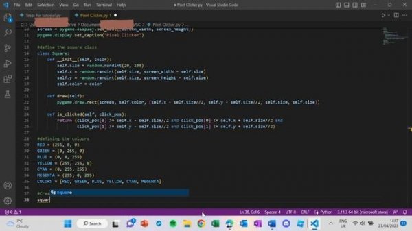 Simple Python Game | VSC Python