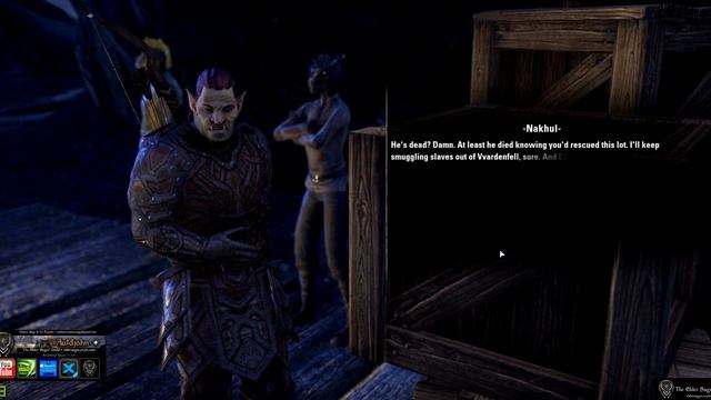 ESO Morrowind Vid Cap: A Smuggler's Land Stand Talk to Nakhul смотреть онлайн