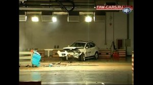 Краш-тест FAW Besturn X80/Crash test FAW Besturn X80