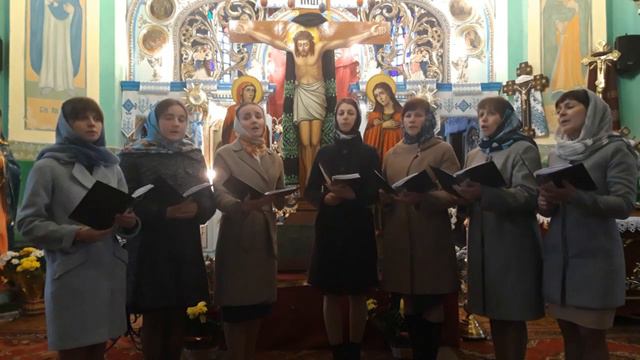 "Хай буде воля Твоя", молодіжний хор церкви Св. Параскеви П'ятниці с. Розжалів смотреть онлайн