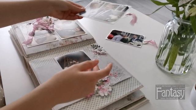 Фотоальбом "Свадебная история" / Обзор / Видеоклип / Скрапбукинг / #dies_Fantasy смотреть онлайн