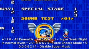 Sonic Mania Plus ALL CHEATS / Level Select Cheat Codes