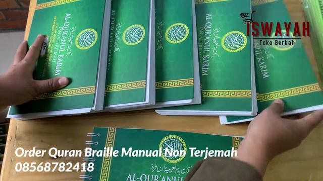 Al Quran Braille Manual Non Terjemah I Order 08568782418 смотреть онлайн