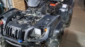 Квадроцикл CF MOTO 500 не развивает обороты,⚠️полное восстановление электро проводки.✅️