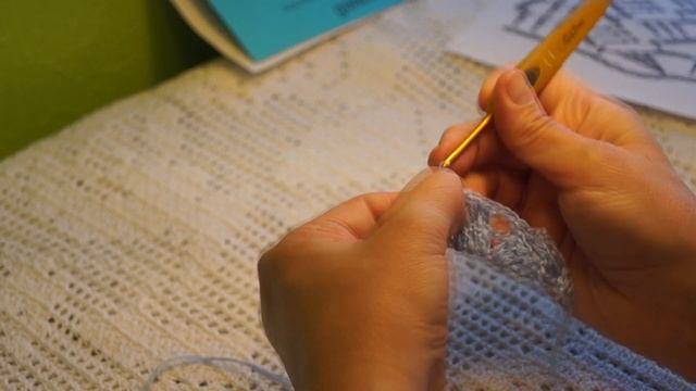 Голубой УЗОР , Вязание КРЮЧКОМ ,разбор узора ,crochet pattern ( узор № 303) смотреть онлайн