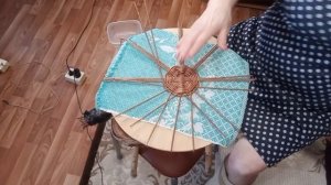 МК для начинающих,плетение из бумажной лозы 1часть.