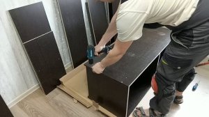 Пошаговая сборка стенки «Белла» центральная секция. BTS мебель,