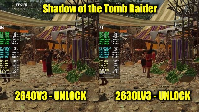 XEON E5 2640V3 Vs XEON E5 2630LV3 - UNLOCK TURBO BOOST - TESTE EM GAMES