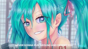 Hatsune Miku - Never gonna give you up【VOCALOID Cover】