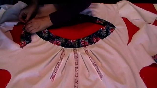 Шьём платье в фольклорном стиле. Продолжение. смотреть онлайн