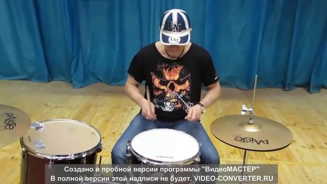 Уроки игры на ударных. Обучение игре на барабанах для начинающих. Урок 1 смотреть онлайн