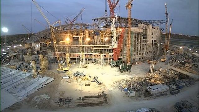 Kazan Stadium Construction. 22-23/06/2012 смотреть онлайн
