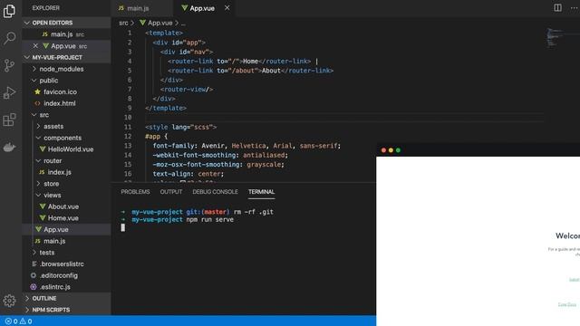 Vue Dateien und die Root Component | Vue.js in a Nutshell смотреть онлайн