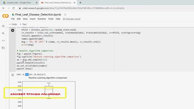 Plant Leaf Disease Detection and Classification using SVC || Python || Machine Learning || AI смотреть онлайн