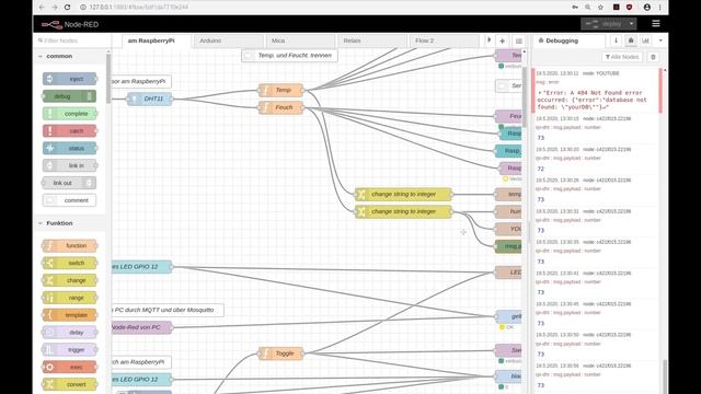 InfluxDB Commands and sending Data to it from Node Red смотреть онлайн
