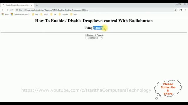 jquery 3.3.1 radio button enable and disable select option dropdown смотреть онлайн