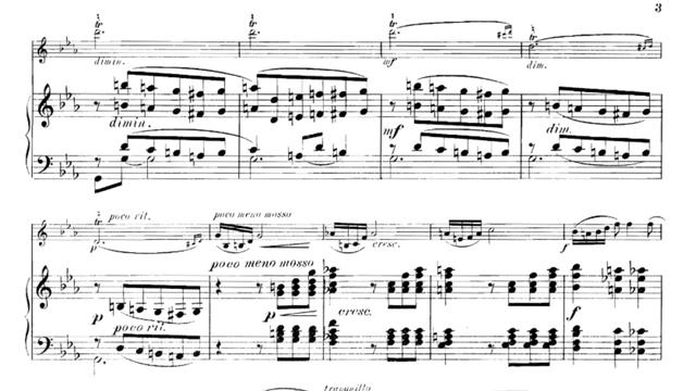 Tchaikovsky - Melody Op 42 Nº3 - Piano accompaniment for violin смотреть онлайн