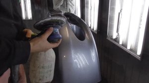 Убираем сорность на лаке каттером, риска,полеровка после каттера !