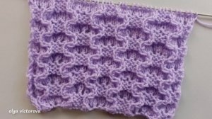 341  АЖУРНЫЙ УЗОР СПИЦАМИ Вязание спицами Узоры