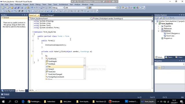 C# Windows Forms Application - Form Kaydırma смотреть онлайн