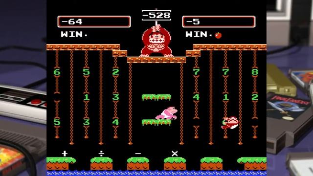 Donkey Kong Jr. Math (NES) Playthrough