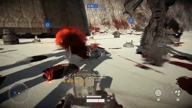 STAR WARS Battlefront II- 78 killstreak AT-ST смотреть онлайн