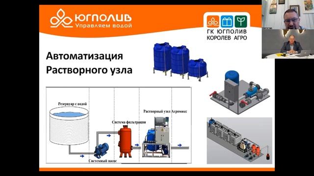 Автоматизация растворного узла и специфика орошения смотреть онлайн