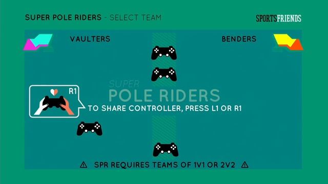 Stumpt Plays - SportsFriends - #2 - Super Poll Riders (4-Player PS4 Gameplay) смотреть онлайн