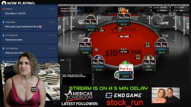 CASEY is playing the #venom #americascardroom #storagewars #poker смотреть онлайн