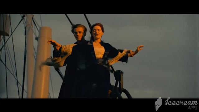 Jack and Rose from the Titanic Movie Clip смотреть онлайн