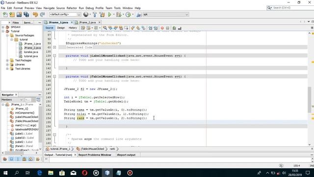 Cara ambil value dari JFrame (Jtable) ke JFrame lain ( JTextfield ) Netbeans смотреть онлайн