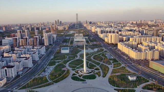 Астана с Высоты: Очарование Казахстана через Объектив Дрона смотреть онлайн