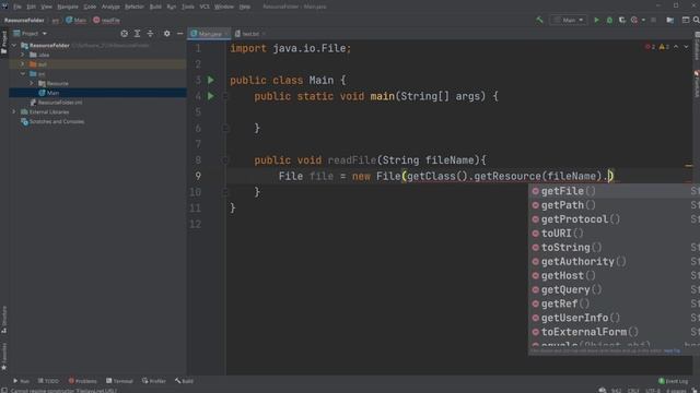 How to create a Resource folder in Java with IntelliJ and how to access it смотреть онлайн