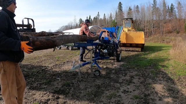 Starting the firewood processor 2022 смотреть онлайн