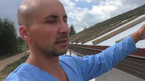 Монтаж металлочерепицы. Пленка гидроизоляции. Обрешетка. ч.2