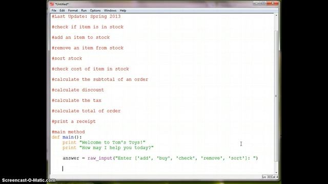 Python Toy Store - Part 1 смотреть онлайн